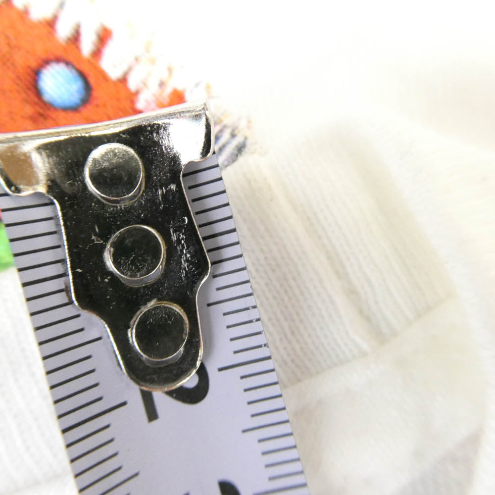 Supreme シュプリーム 24SS Patchwork Tee パッチワーク Tシャツ フロント バック プリント 半袖カットソー ホワイト系 L【美品】【中古】