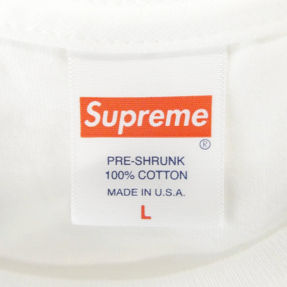 Supreme シュプリーム 22AW Catwoman Tee キャットウーマン フロントプリント Tシャツ 半袖 カットソー ホワイト系 L【極上美品】【中古】