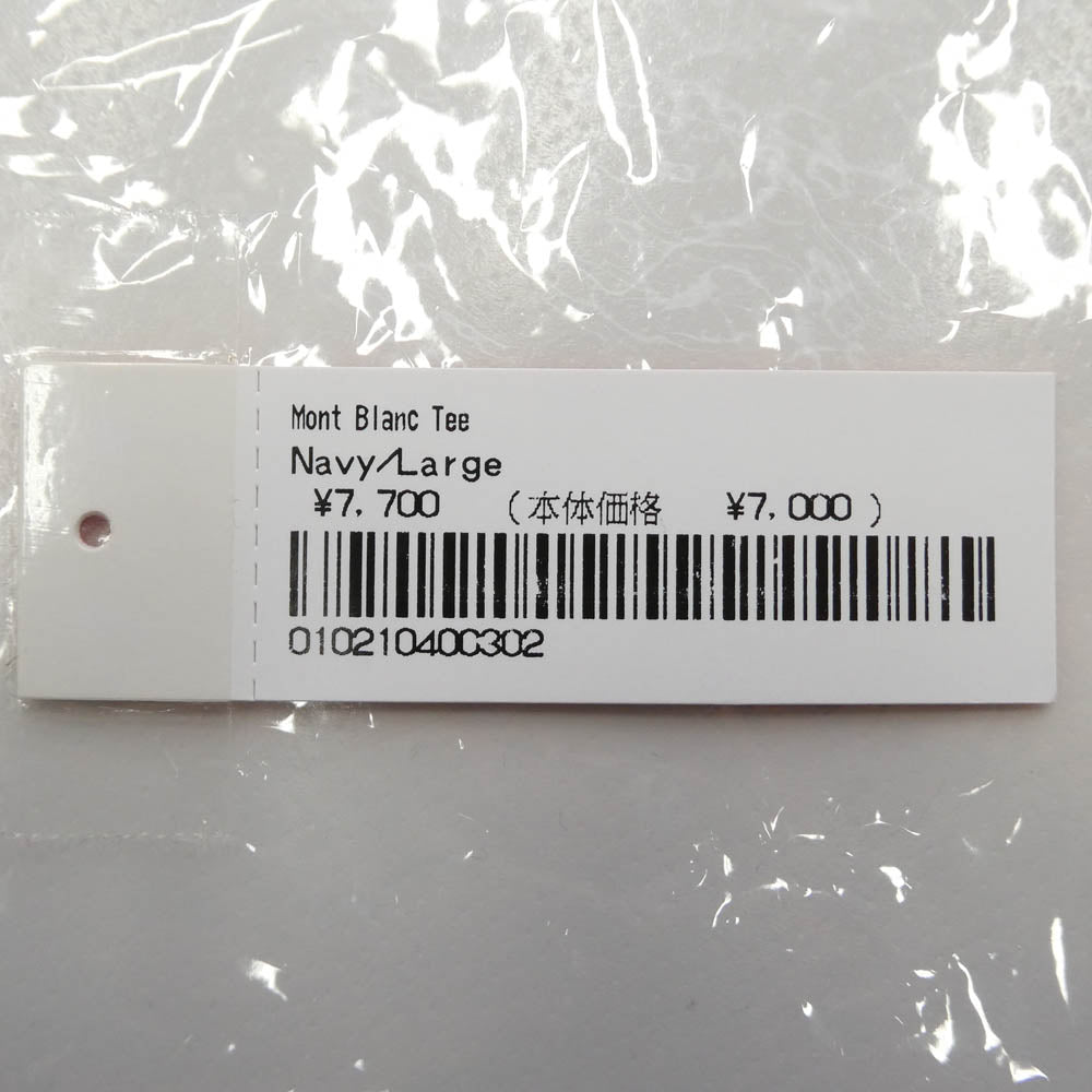 Supreme シュプリーム 23AW Mont Blanc Tee モンブラン Tシャツ ロゴ プリント 半袖 カットソー ブラック系 L【新古品】【未使用】【中古】