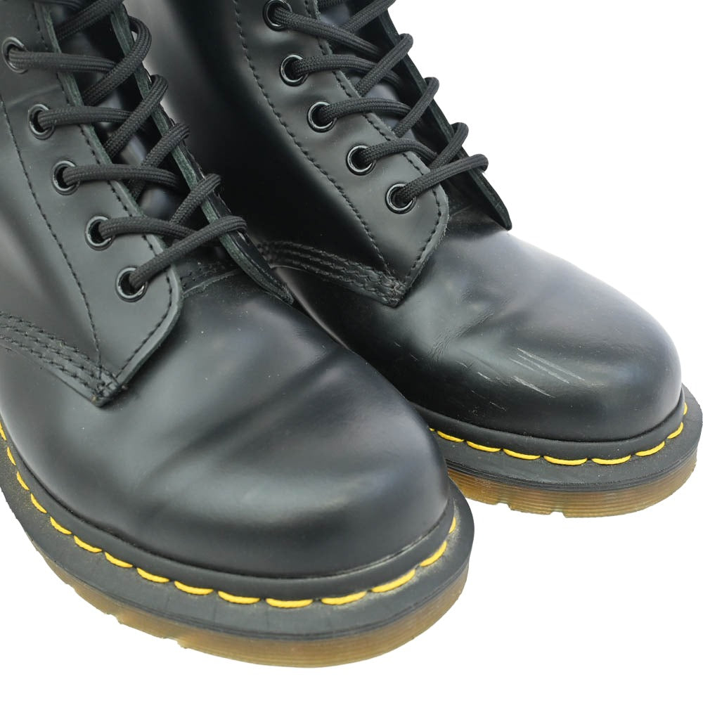 Dr.Martens ドクターマーチン 11822 8ホール レザー レースアップ ブーツ ブラック系 38【中古】