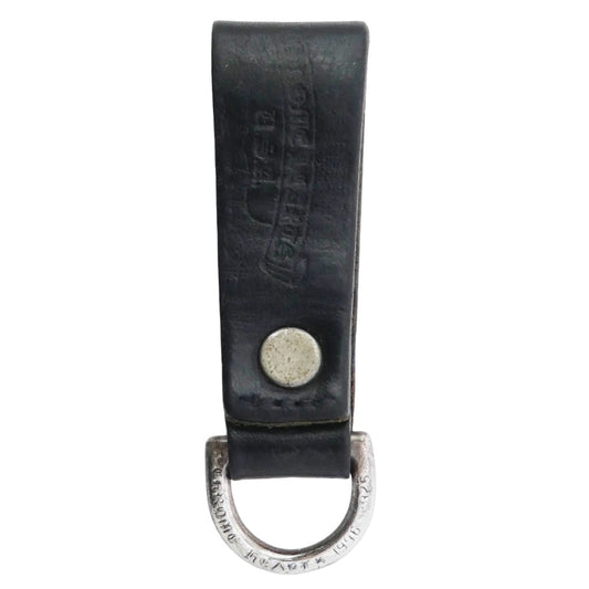 CHROME HEARTS クロムハーツ(原本無) BELT LOOP D RING Dカン クロスボールボタン ベルトループ ブラック系 シルバー系【中古】