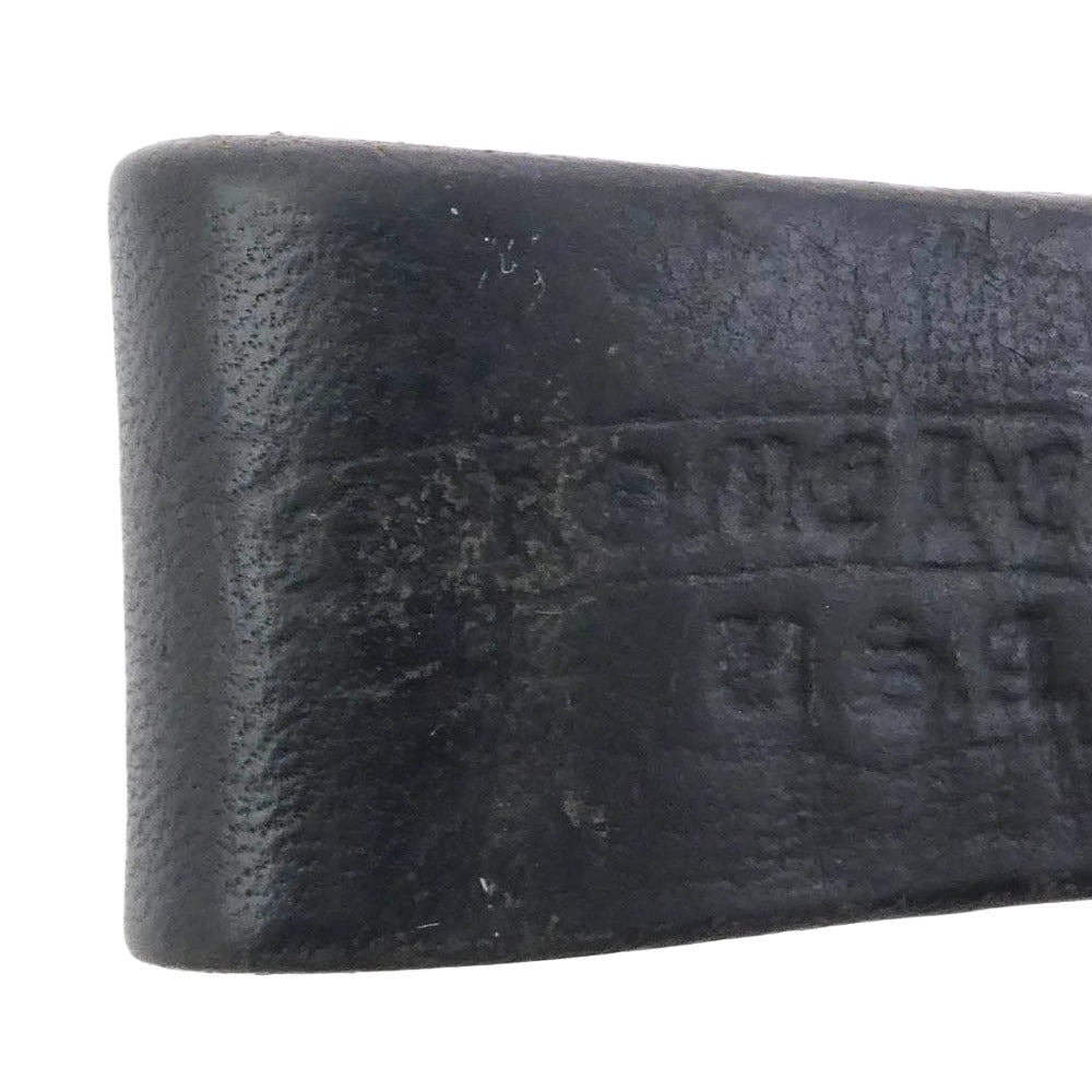 CHROME HEARTS クロムハーツ(原本無) BELT LOOP D RING Dカン クロスボールボタン ベルトループ ブラック系 シルバー系【中古】