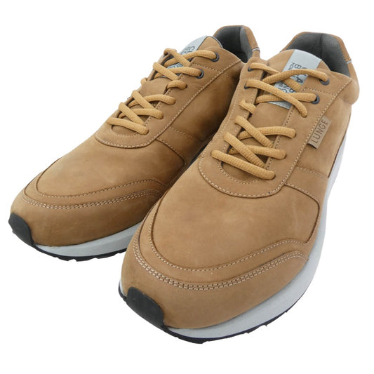ルンゲ Classic Walk Leather クラシックウォーク レザー スニーカー コンフォートシューズ ブラウン系 グレー系 US9.5【極上美品】【中古】