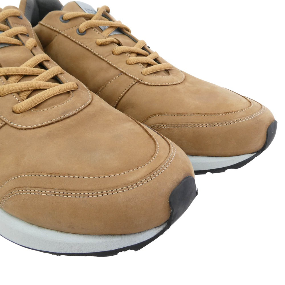 ルンゲ Classic Walk Leather クラシックウォーク レザー スニーカー コンフォートシューズ ブラウン系 グレー系 US9.5【極上美品】【中古】