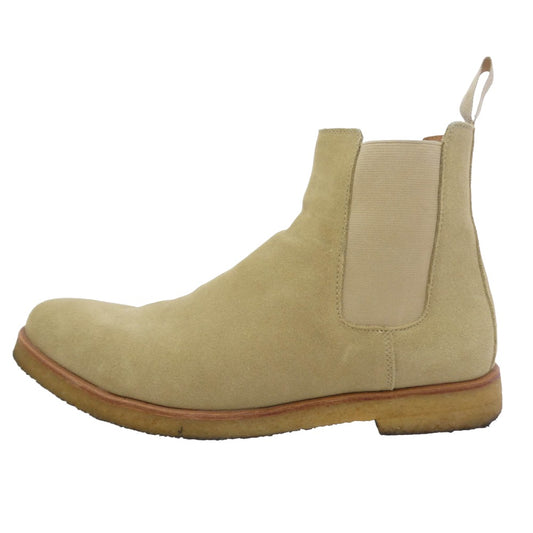 ミニマル Crepe Chelsea Boot クレープ チェルシー スエード サイドゴア ブーツ ベージュ系 10.5【中古】