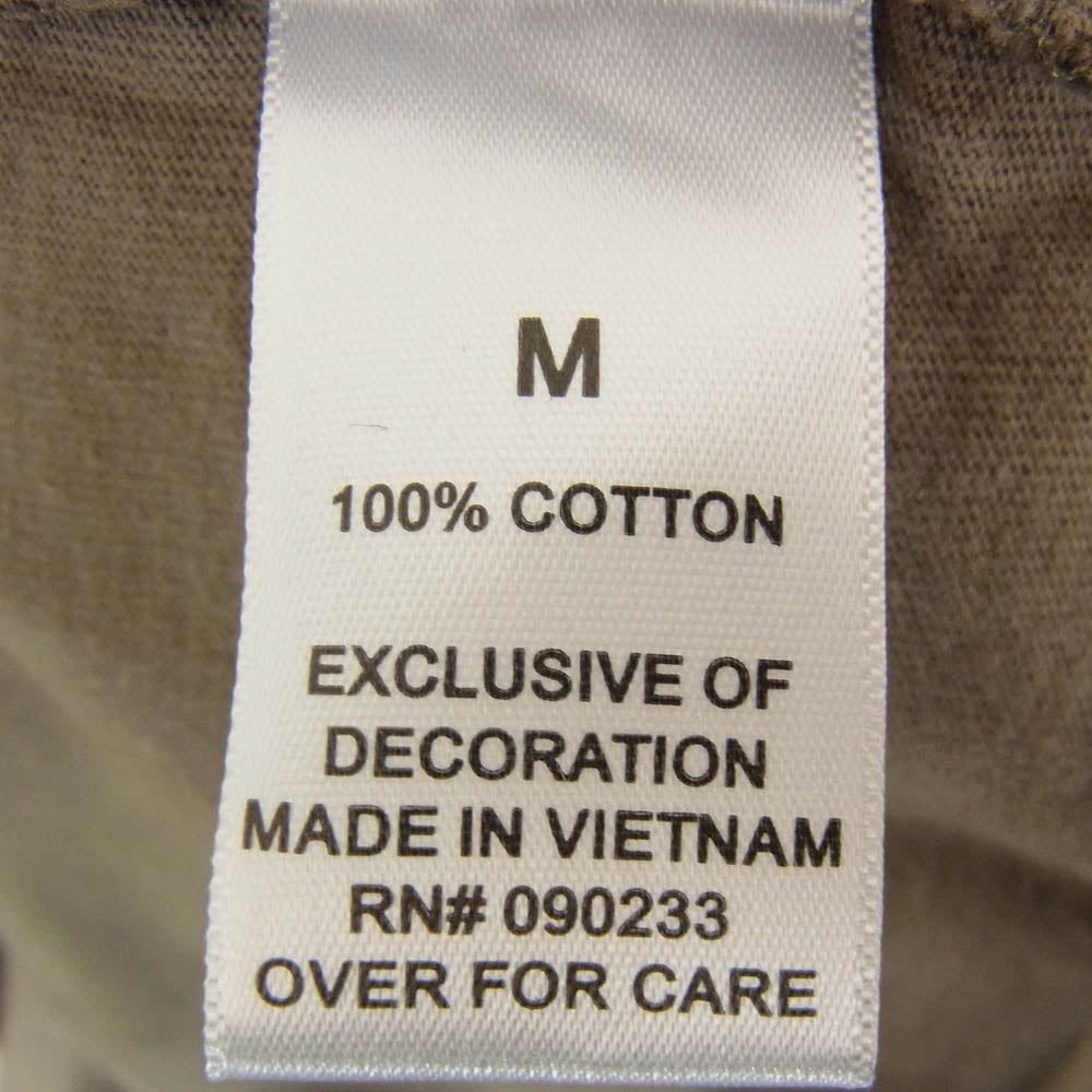 FEAR OF GOD フィアオブゴッド ESSENTIALS エッセンシャルズ 長袖 クルーネック カットソー ブラウン系 M【中古】
