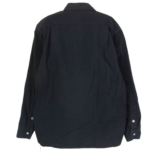 The REAL McCOY'S ザリアルマッコイズ ポケット付き 長袖 ワークシャツ ブラック系 サイズ表記無【中古】