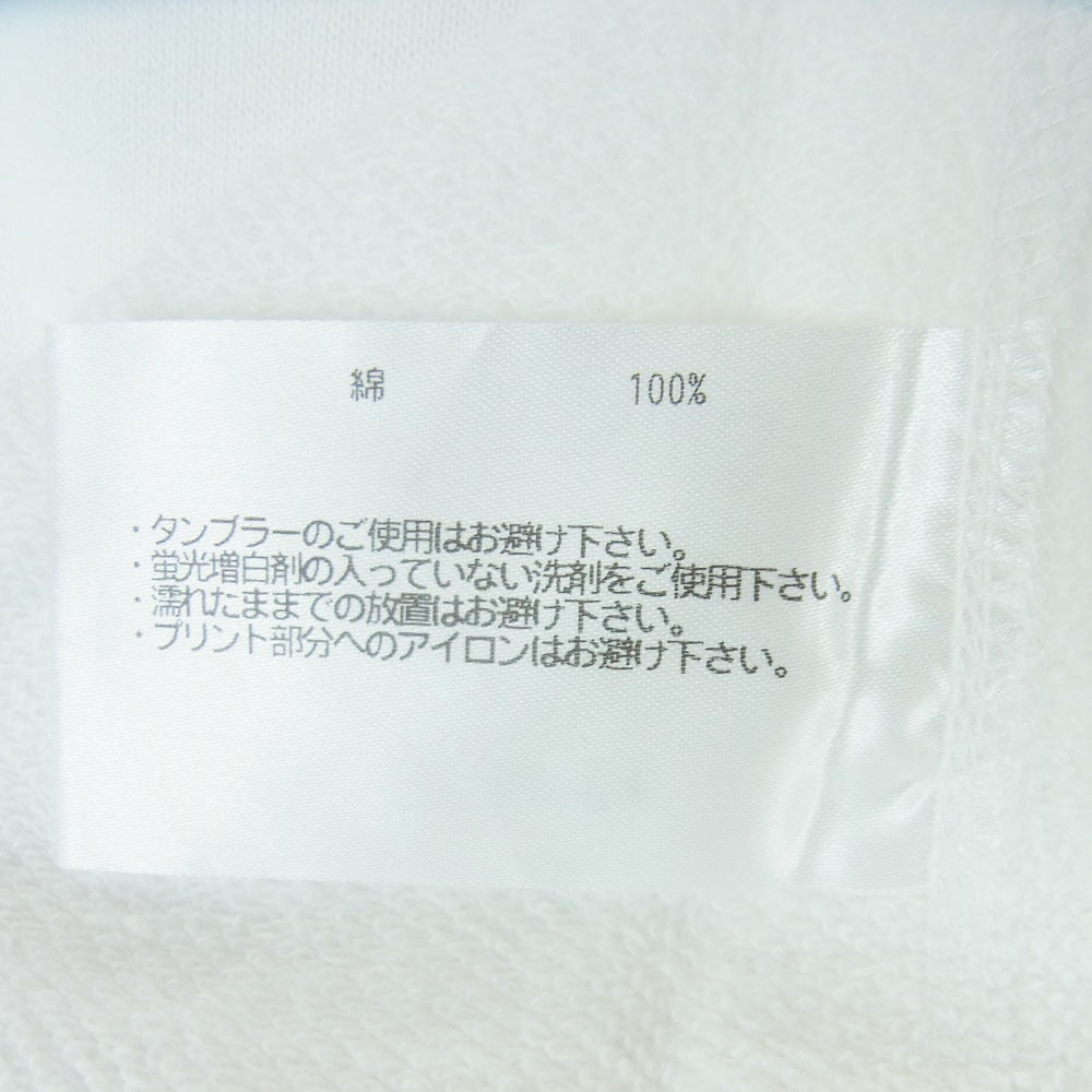 LOOPWHEELER ループウィラー BEAMS ビームス別注 Extra Light Short Sleeve Sweat スウェット生地 ラグラン エクストラライト 半袖 Tシャツ ホワイト系 XL【中古】