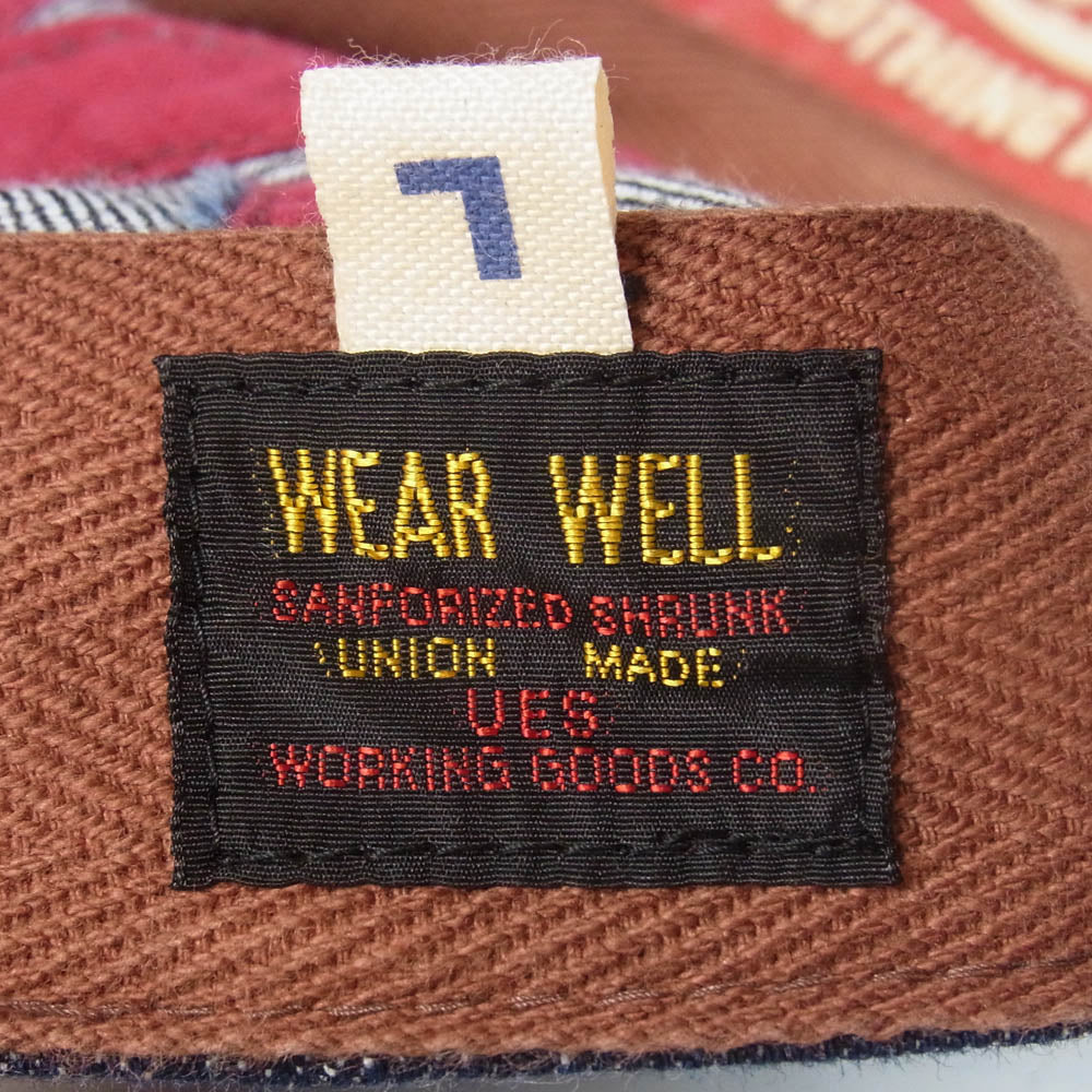 UES ウエス GOOS START wear well インディゴ キャップ インディゴブルー系【中古】