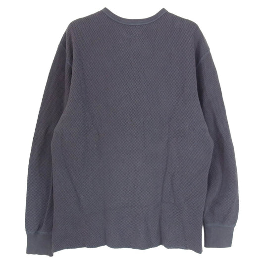 The REAL McCOY'S ザリアルマッコイズ ALL COTTON ヘビーウェイト サーマル ワッフル カットソー グレー系 40【中古】