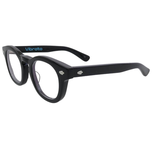 EFFECTOR エフェクター VIBRAT ビブラート アイウェア 眼鏡 メガネ 度入り ブラック系【中古】
