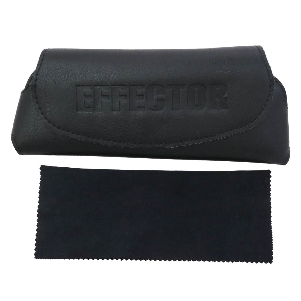 EFFECTOR エフェクター VIBRAT ビブラート アイウェア 眼鏡 メガネ 度入り ブラック系【中古】