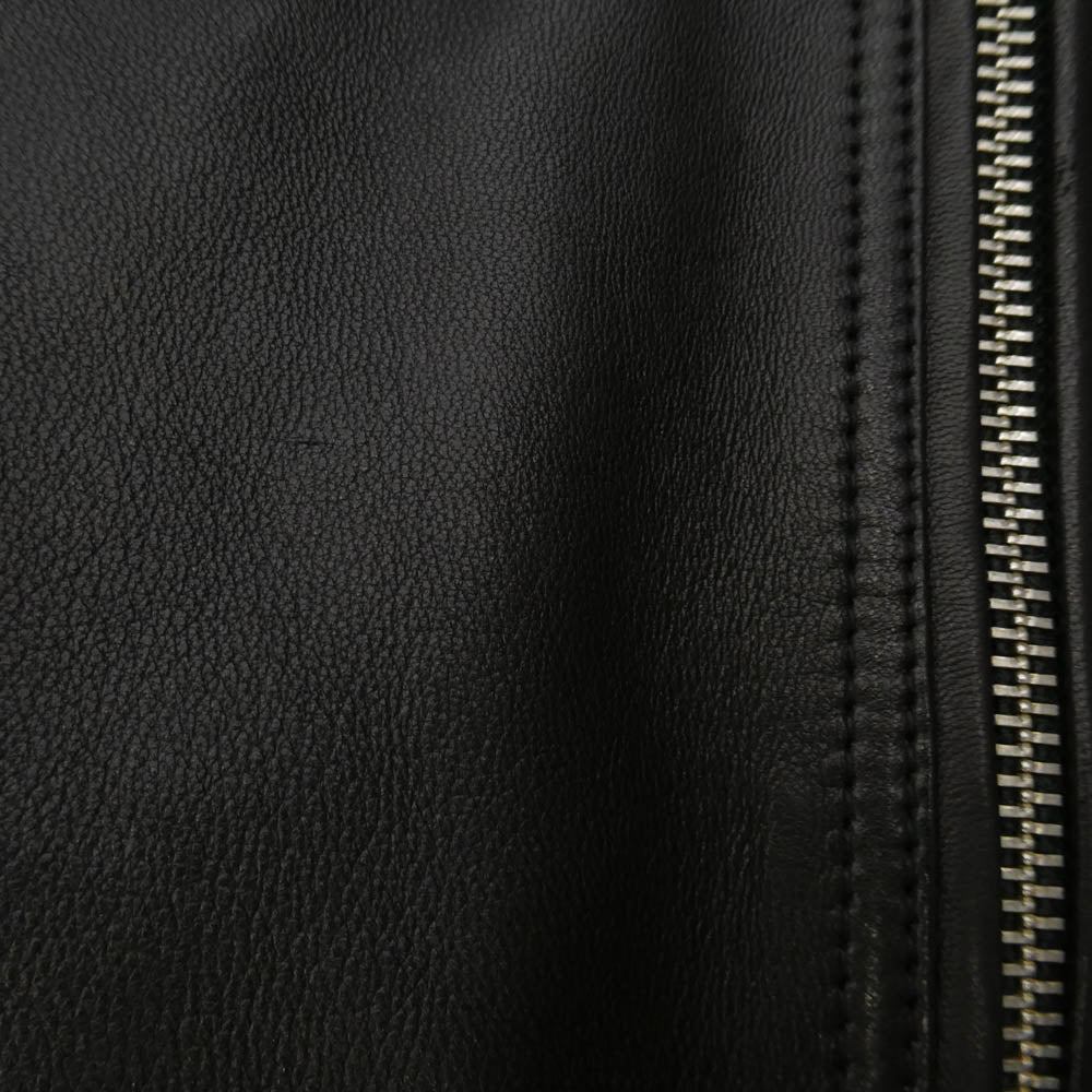 メゾンスペシャル 11241211503 Dress-Fit Sheep Leather Double Rider Jacket ドレスフィット シープレザー ダブルライダース ジャケット ブラック系 2【中古】