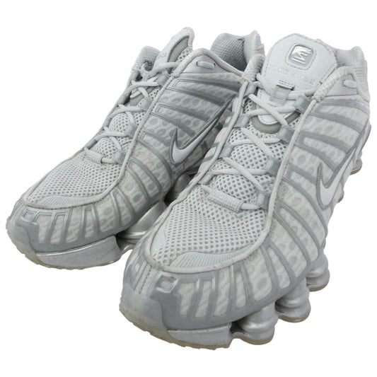 NIKE ナイキ Women's Shox TL Pure Platinum and Metallic Silver ウィメンズ ショックス TL ピュアプラチナム アンド メタリックシルバー ローカット スニーカー シルバー系 27cm【中古】