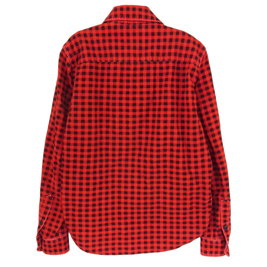 WACKO MARIA ワコマリア The Guilty Parties ブロックチェック柄 長袖 シャツ レッド系 S【中古】