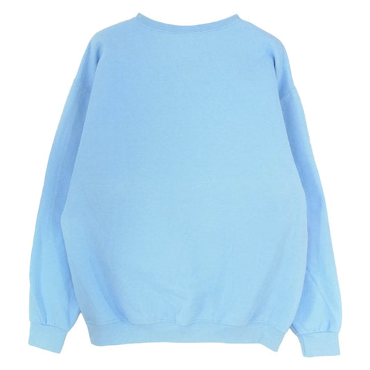 WACKO MARIA ワコマリア x CHET BAKER チェットベイカー プリント クルーネック 長袖 スウェット ライトブルー系 L【中古】