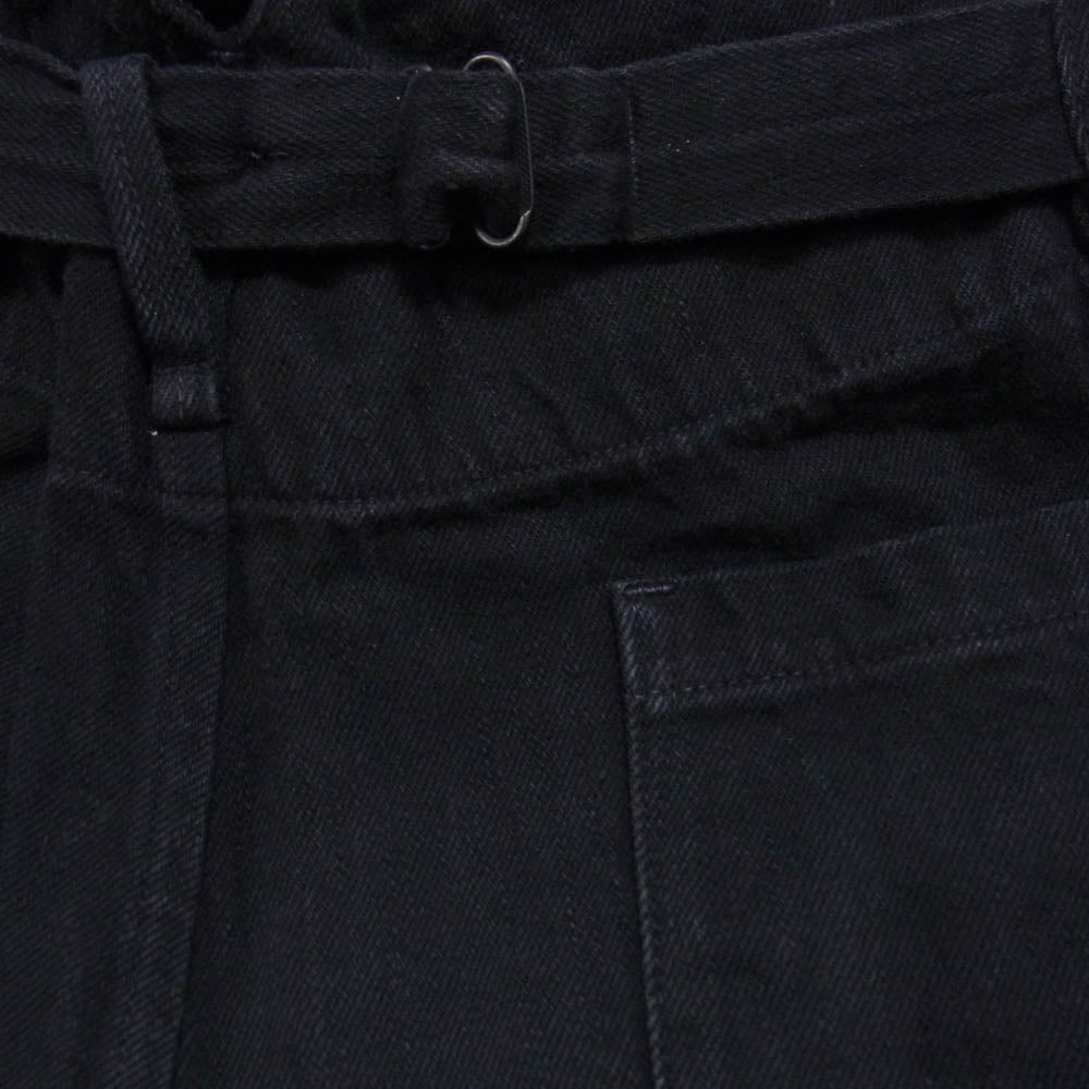 COMOLI コモリ 21AW U03-03012 ブラックデニム オーバーパンツ ブラック系 1【中古】