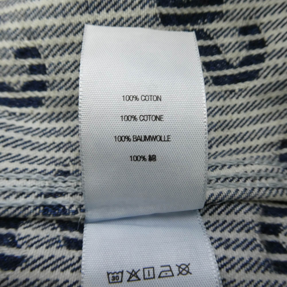 Supreme シュプリーム 24SS Denim Chore Trucker Jacket ロゴ ストライプ デニム チョア トラッカー ジャケット ブルー系 ホワイト系 S【中古】