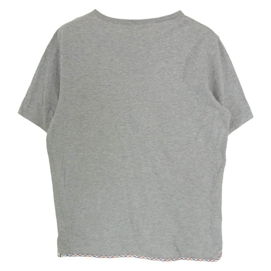 VISVIM ビズビム 0113305009001 リネンパイピング 半袖 Tシャツ グレー系 3【中古】