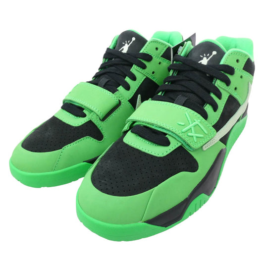 NIKE ナイキ IM9113-300 【フェイクバスターズ鑑定済】×Travis Scott Jordan Jumpman Jack CJ1 T-Rexx Green Sparkトラヴィススコット ジョーダン ジャンプマン ジャック CJ1 T-Rexx グリーンスパーク ローカット スニーカー グリーン系 ブラック系 27.5cm【新古品】【未使用】【中古】