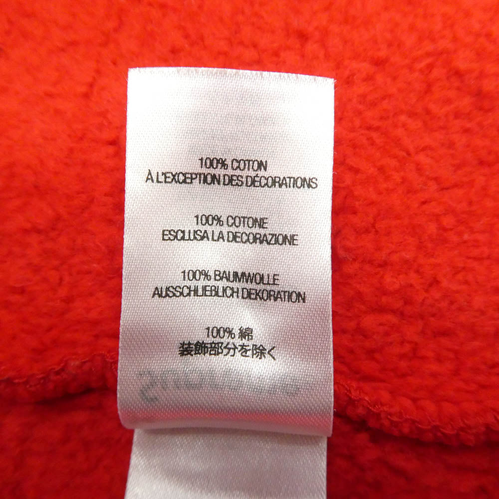 Supreme シュプリーム 21AW Tail Hooded Sweatshirt テール フーデッド スウェットシャツ フーディー パーカー レッド系 XL【中古】