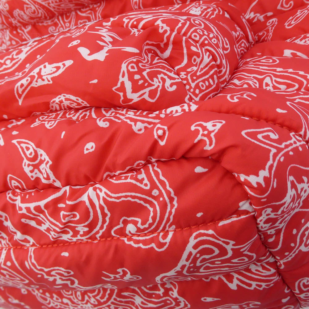 Supreme シュプリーム 22AW Puffer Backpack Red Paisley パファー ペイズリー バックパック リュック バッグ レッド系【中古】