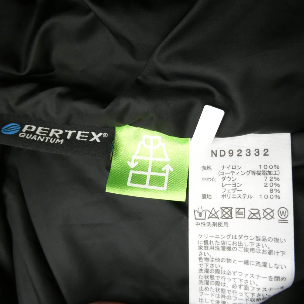 THE NORTH FACE ノースフェイス ND92332 GTX NUPSTE JACKET GORE-TEX ゴアテックス ヌプシ ダウン ジャケット ブラック系 ダークネイビー系 XL【中古】
