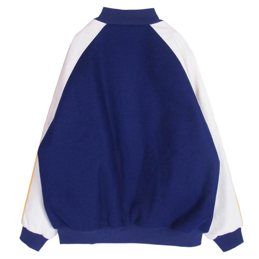 adidas アディダス IL2574 SST VARSITY バーシティ ジャケット スタジャン ブルゾン ブルー系 XL【美品】【中古】