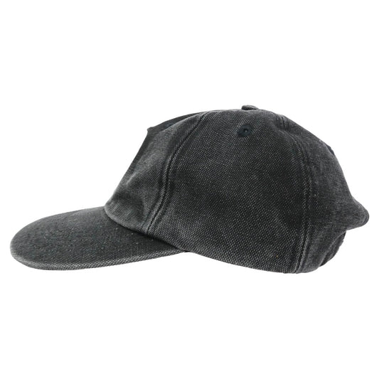 Supreme シュプリーム 25AW Pigment Coated Canvas S Logo 6-Panel ピグメント コーテッド キャンバス Sロゴ 6パネル キャップ 帽子 ブラック系 58【中古】