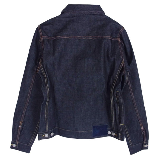 VISVIM ビズビム 19AW 0119205006001 SS 101 JKT UNWASHED 2ndタイプ アンウォッシュド トラッカー Gジャン デニム ジャケット インディゴブルー系 1【極上美品】【中古】