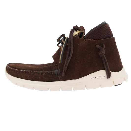 VISVIM ビズビム 19AW 0119202002001 UTE MOC TRAINER MID-FOLK ダークブラウン系 ベージュ系 US8【極上美品】【中古】