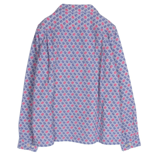 VISVIM ビズビム 23SS 0123105011005 BOOMER KHADI L/S ブーマー カディ 長袖 オープンカラー シャツ パープル系 1【極上美品】【中古】