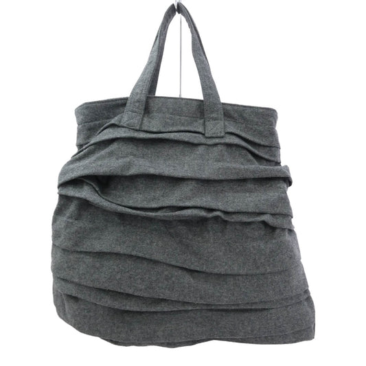 COMME des GARCONS コムデギャルソン RR-K205 ウール トート ハンド バッグ グレー系【中古】