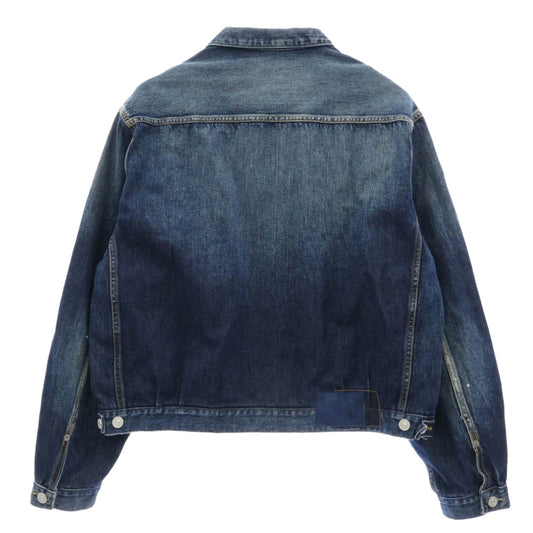 VISVIM ビズビム 0125205006002 SS 101X JKT DMGD-1010 13oz デニム ジャケット インディゴブルー系 4【極上美品】【中古】