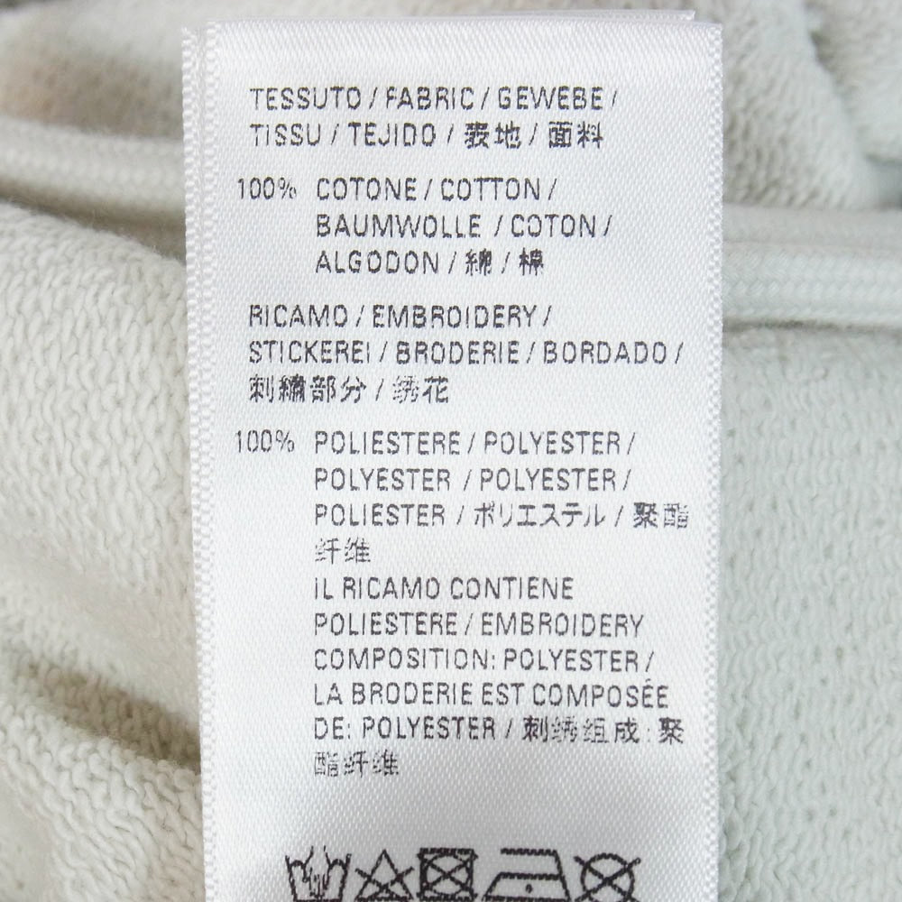 BALENCIAGA バレンシアガ 641608 TKVI9 キャンペーンロゴ刺繍 スウェット ショーツ ハーフ ショート パンツ ホワイト系 XXS【極上美品】【中古】