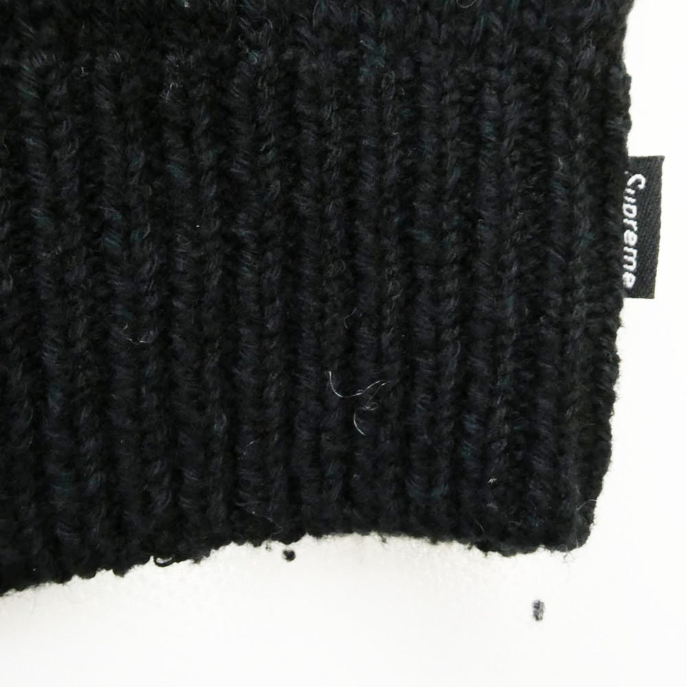 Supreme シュプリーム 25SS Contrast Logo Sweater コントラスト ロゴ セーター ニット ブラック系 M【中古】