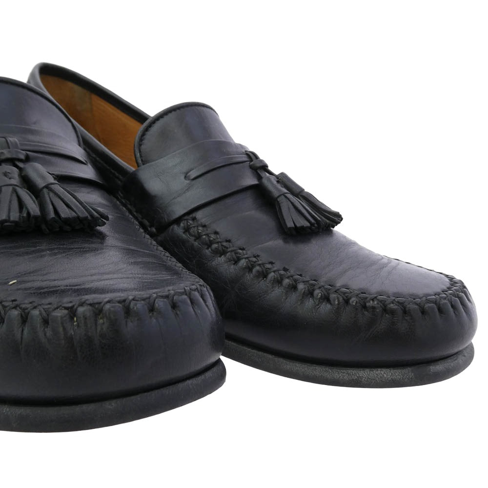 BALLY バリー SANZIO タッセル ローファー ブラック系 ブラウン系 US9【中古】