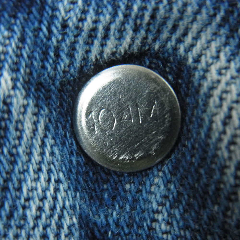 Levi's リーバイス 00s メキシコ製 501XX ボタンフライ ストレート デニム パンツ ボタン裏刻印104M インディゴブルー系 W33 L34【中古】