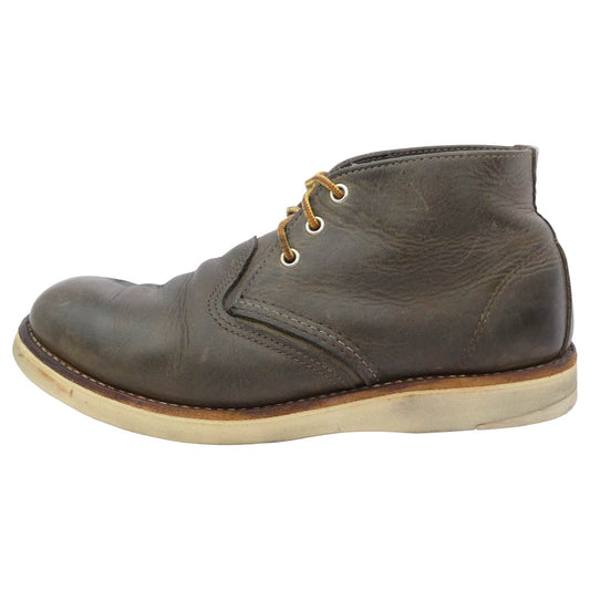 RED WING レッドウィング 3138 CLASSIC CHUKKA レザー チャッカ ブーツ ソールリペア ブラウン系 26cm【中古】