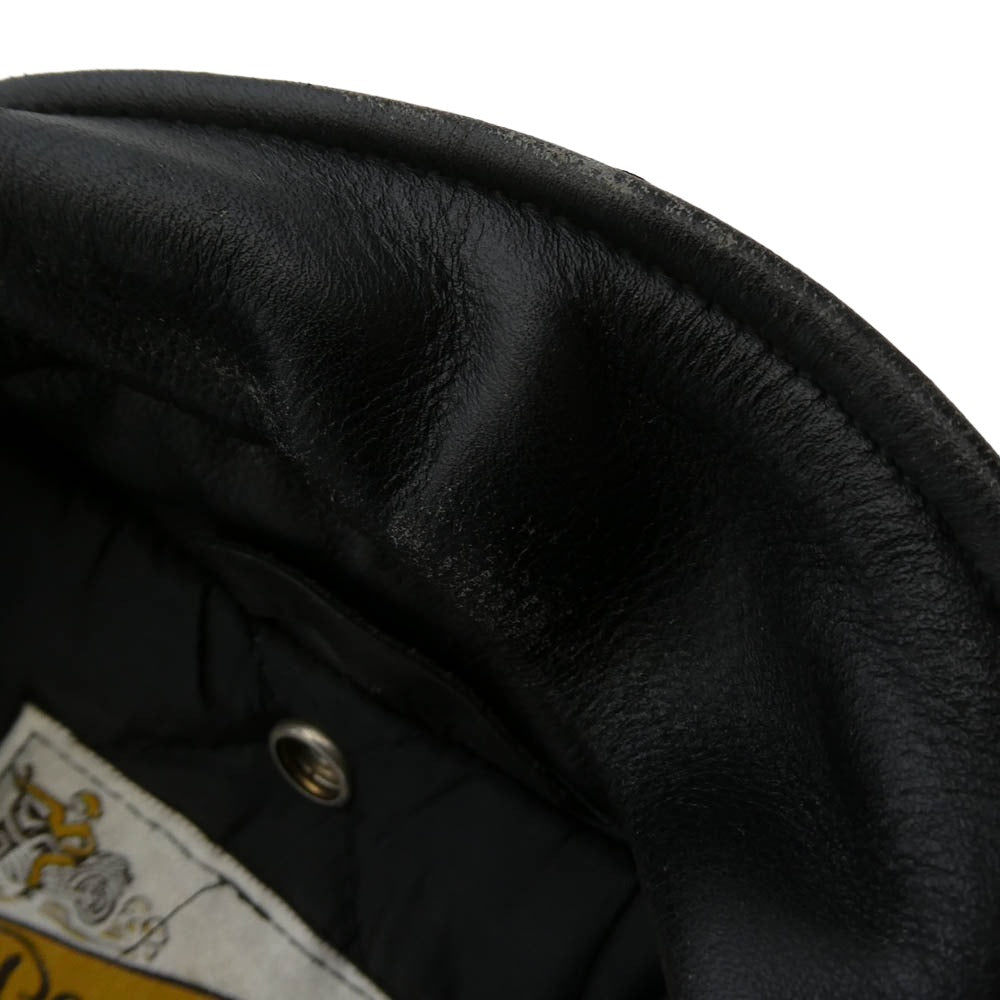 schott ショット USA製 PERFECTO 618 レザー ダブル ライダースジャケット ブラック系 36【中古】