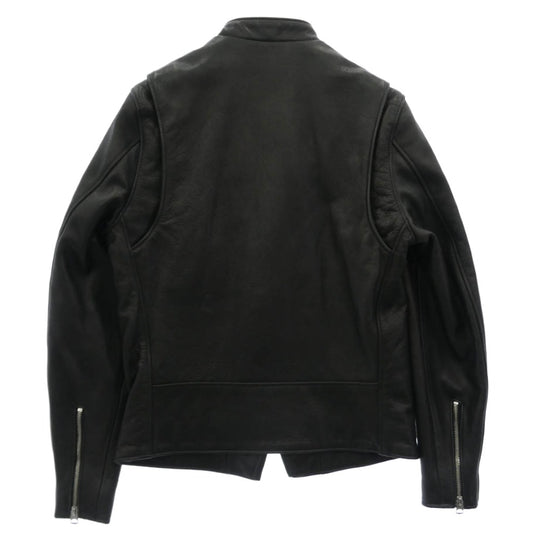 schott ショット 7578 USA製 541XX CAFE RACER JACKET カフェ レーサー レザー スタンドカラー ジャケット ブラック系 36【中古】
