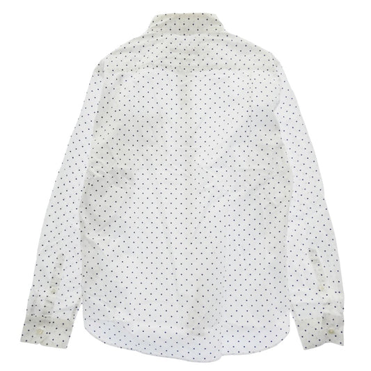 SOPHNET. ソフネット SOPH-70040 ドット総柄 ボタンダウン 長袖 シャツ ホワイト系 M【中古】