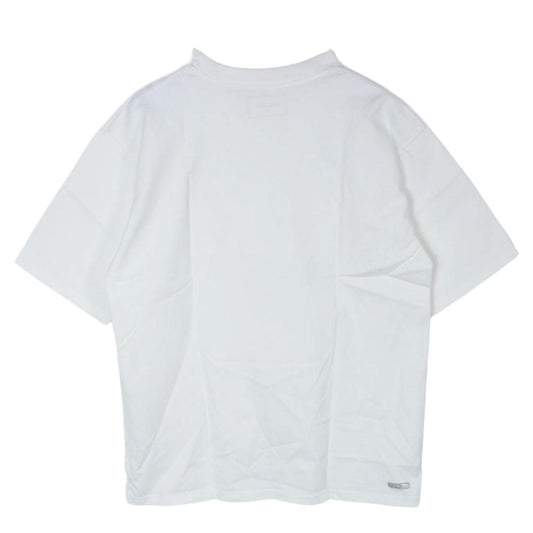 SOPHNET. ソフネット SOPH-40137 ラインストーン ロゴプリント 半袖 Tシャツ カットソー ホワイト系 M【極上美品】【中古】