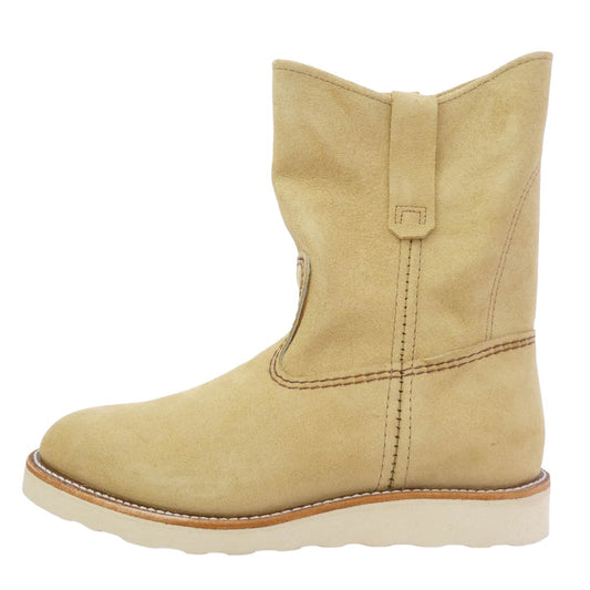 RED WING レッドウィング 8168 9-inch Pecos 9インチ ペコス ブーツ ライトブラウン系 ベージュ系 US7.5(25.5cm)【美品】【中古】