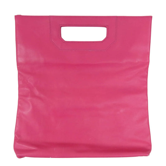 JUNYA WATANABE COMME des GARCONS ジュンヤワタナベコムデギャルソン JO-K 207 ドット柄 レザー ハンド セカンド バッグ ピンク系【中古】