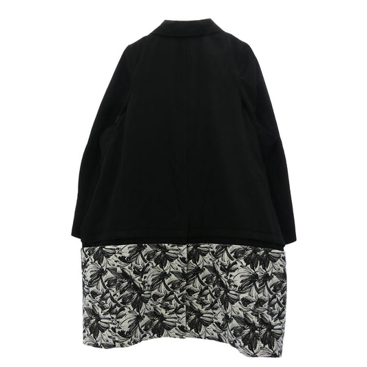 COMME des GARCONS HOMME PLUS コムデギャルソンオムプリュス 22SS PI-C009 オーバーサイズ ドッキング コート ブラック系 XS【中古】