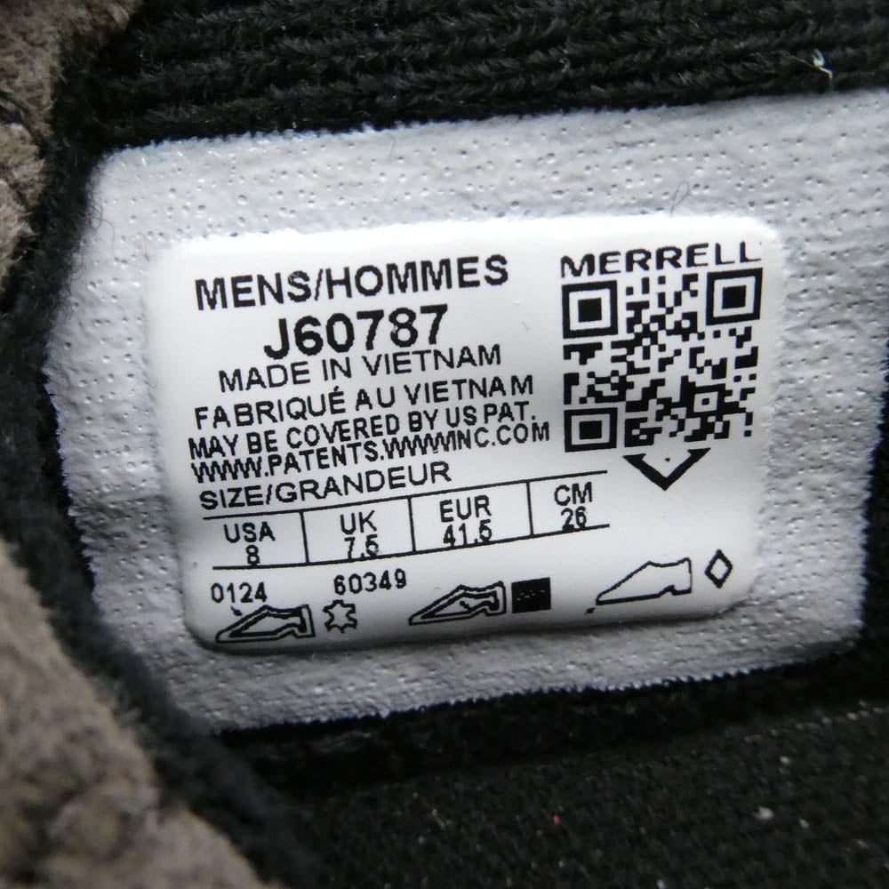 MERRELL メレル J60787 JUNGLE MOC ジャングルモック スリッポン スニーカー シューズ チャコール系 26cm【中古】