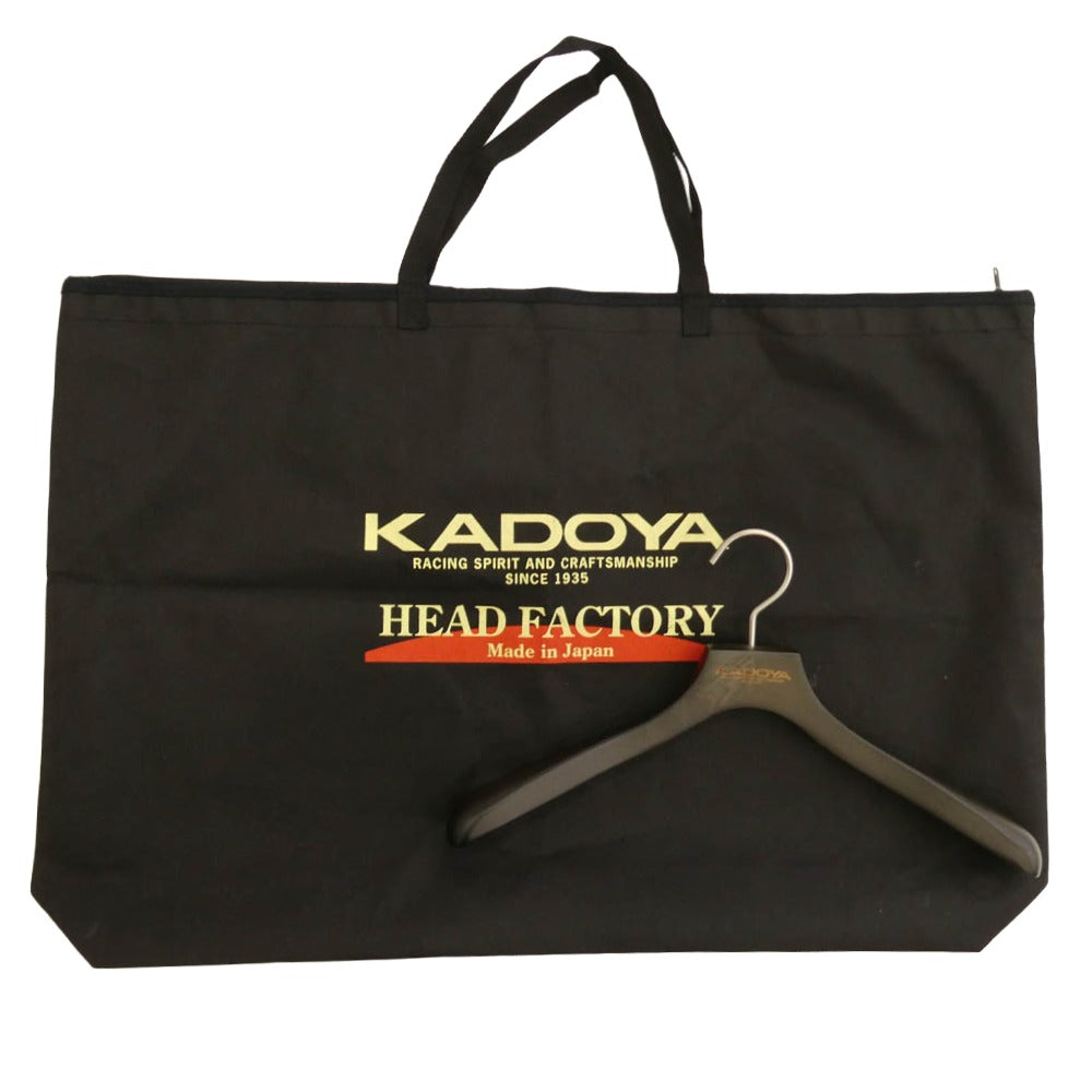 KADOYA カドヤ HEAD FACTORY ヘッドファクトリー N-1 ボアライナー付 ムートン レザー カーコート ダークブラウン系 5L【中古】