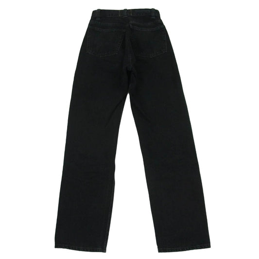 シシクイ 0128-0224 ブラック デニム パンツ 日本製 ブラック系 22【中古】