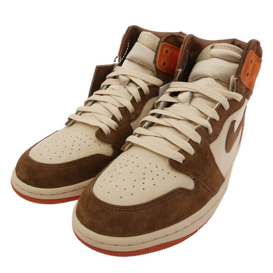 NIKE ナイキ FQ2941-200 Air Jordan 1 High OG Cacao Wow and Sand Drift AJ1 エアジョーダン1 ハイカットスニーカー ベージュ系 ブラウン系 27.5cm【新古品】【未使用】【中古】